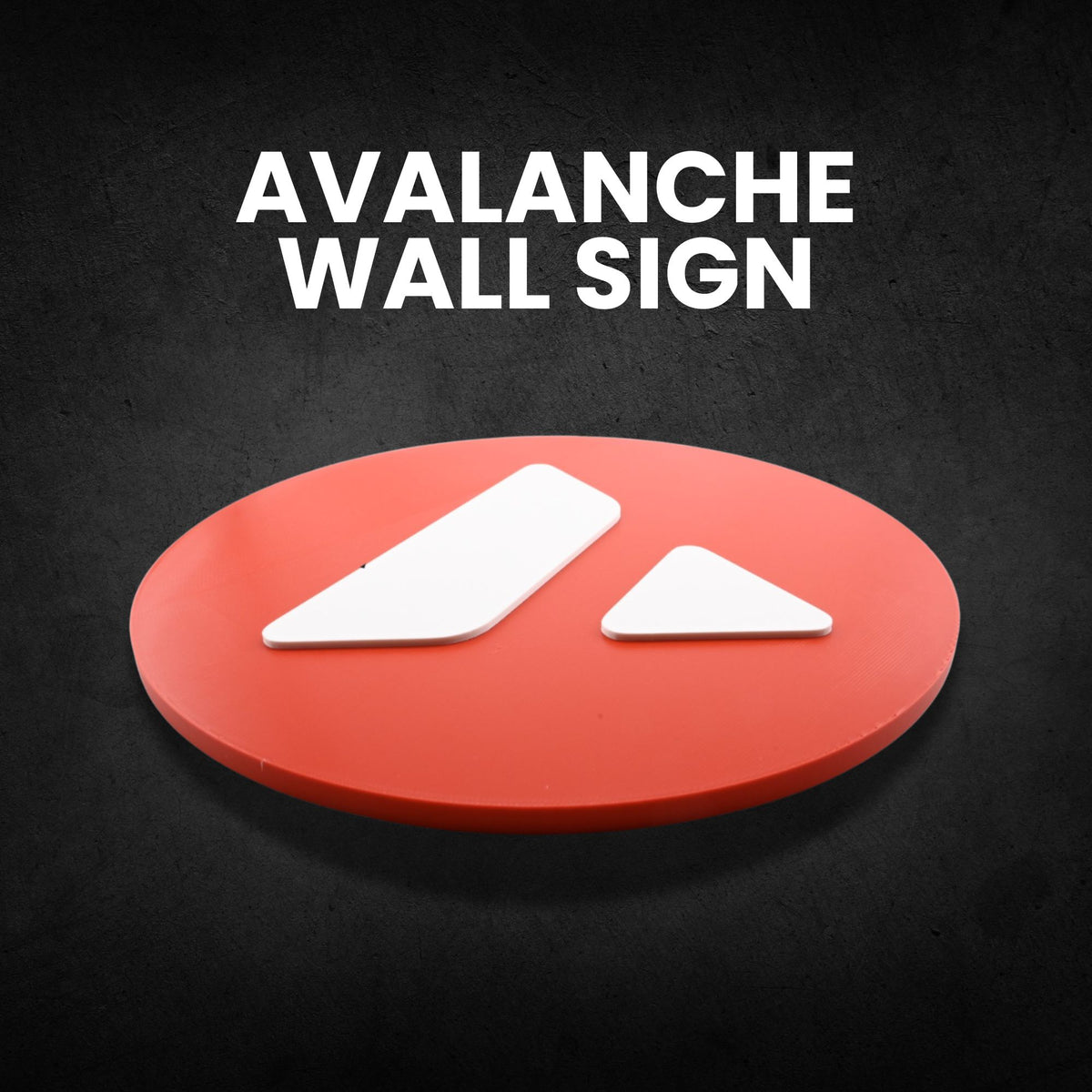 Avalanche Wall Sign — extra 1