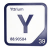 YTTRIUM Periodic Table Tile – Educational Wall Art for Science Lovers, 5.6 x 5.6 Inches