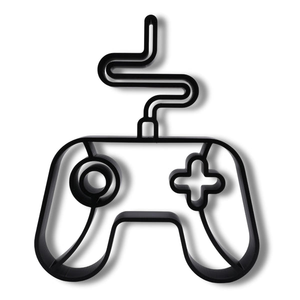 Controller Line Art Decor, Game Controller Silhouette Home Decor, Modern Hobbies and Desk Line Art, Gamer Gift Ideas