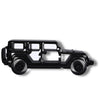 Jeep Wrangler, 4 Door Side View Sculpture, Minimalist Line Art, Off-Road Vehicle Wall Decor, Adventure Lover Gift, Modern Desk Display