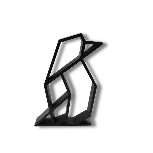 Abstract King Penguin Sculpture, Minimalist Line Art Penguin, Arctic Anima, Home Decor, Modern Hobbies and Desk Line Art