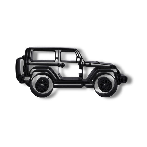 Jeep Wrangler,2 Door Side View Sculpture, Minimalist Line Art, Off-Road Vehicle Wall Decor, Adventure Lover Gift, Modern Desk Display
