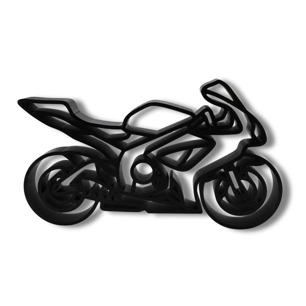 Suzuki GSXR 600 Decor, Minimalist Line Art, Motorcycle Home Decor, Modern Hobbies, Desk Line Art