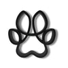 Curved Canine Paw Sculpture, Minimalist Line Art, Dog Paw Silhouette Decor, Pet Lover Gift, Home Decor, Modern Hobbies, Desk Line Art