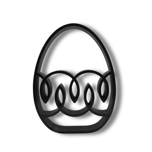 Ribbon Drift Easter Decor, Minimalist Line Art, Egg Silhouette Statue, Elegant Seasonal Home Decor, Modern Hobbies, Desk Line Art