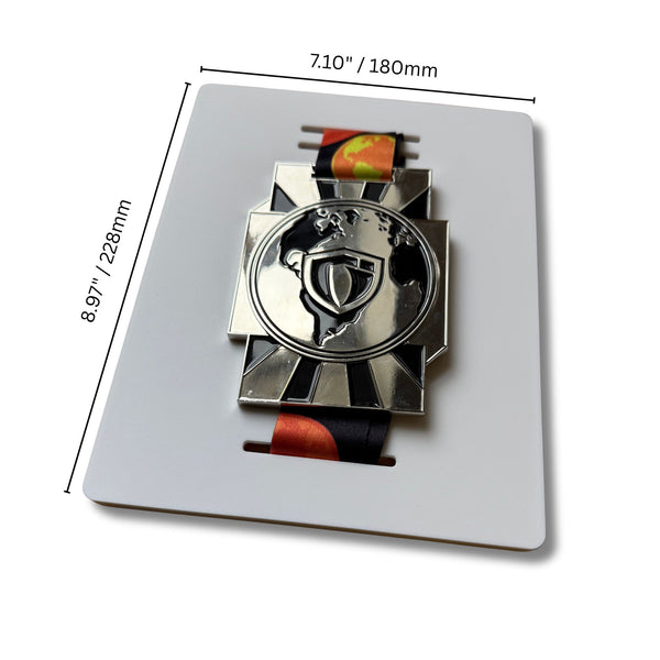 Hero Holder Medal Mount β Wall Medal Display Rack with Ribbon Slots β Lightweight Sports Award Organizer β Gift for Athletes