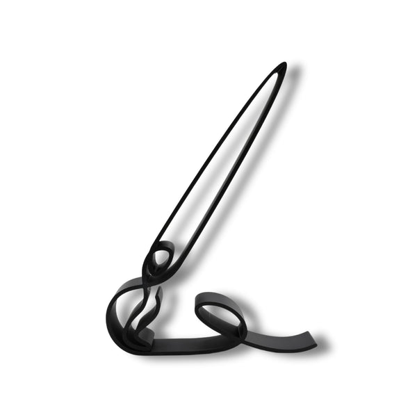 Paint Brush Art, Minimalist Line Art for Creative Spaces, Artistic Home Decor, Modern Hobbies, Desk Line Art