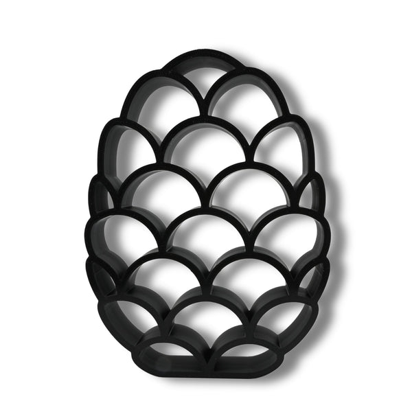 Dragon Scales Easter Egg, Minimalist Line Art, Silhouette Statue, Timeless Festive Home Decor, Modern Hobbies, Desk Line Art
