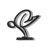 Crow Pose Yoga Decor, Minimalist Line Art, Flexibility & Balance Home Decor, Modern Hobbies, Desk Line Art
