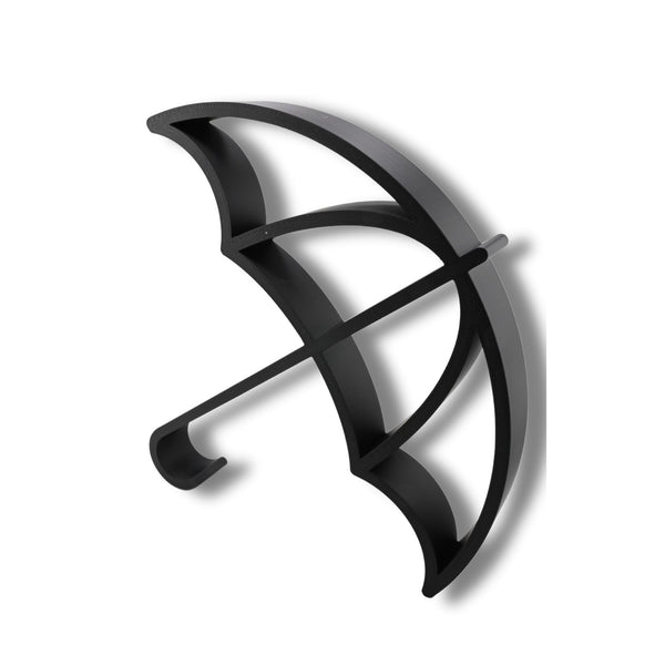 Open Umbrella Sculpture, Minimalist Line Art Decor, Umbrella Silhouette Home Decor, Modern Hobbies and Desk Line Art