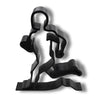 Athletic Male Runner, Minimalist Line Art Athlete, Strong and Focused Runner Silhouette Home Decor, Modern Hobbies and Desk Line Art