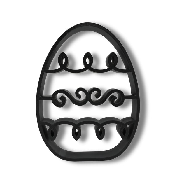Squiggly Wave Easter Egg, Minimalist Line Art, Silhouette Statue, Seasonal Charm Home Decor, Modern Hobbies, Desk Line Art