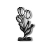 Blooming Lily Decor, Minimalist Line Art, Lily-Inspired Sculpture, Home Decor, Modern Hobbies, Desk Line Art