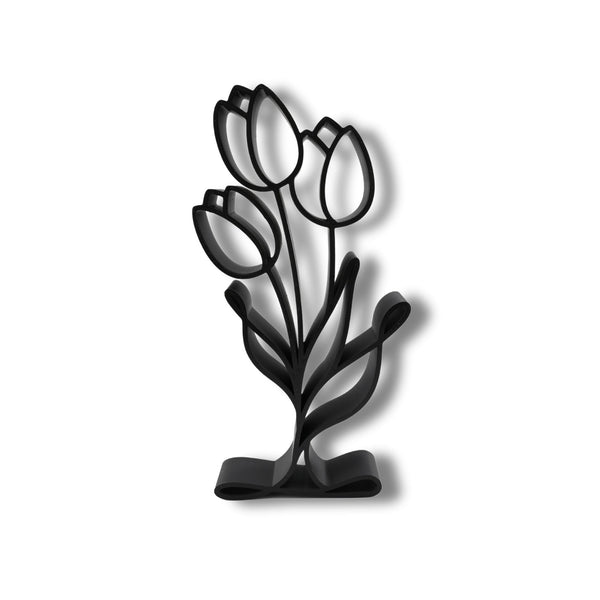 Blooming Lily Decor, Minimalist Line Art, Lily-Inspired Sculpture, Home Decor, Modern Hobbies, Desk Line Art