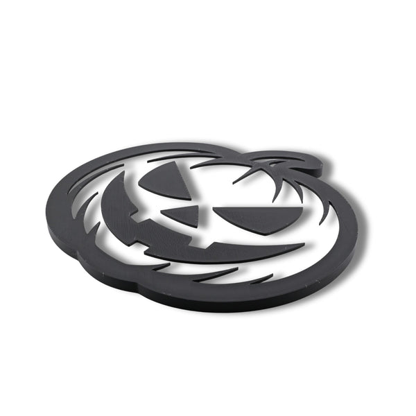 Glow In The Dark Jack O’ Lantern Halloween Decor – Spooky Glow-in-the-Dark Pumpkin Sign for Home, Office & Holiday Display