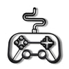 Video Game Controller Desk Decor, Minimalist Line Art Controller, Game Controller Silhouette Home Decor, Modern Hobbies and Desk Line Art