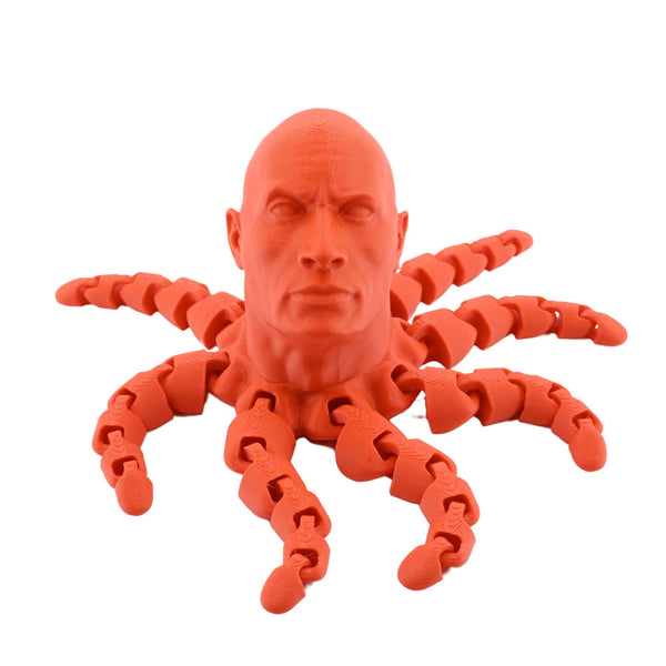 The Rocktopus 3D Printed Articulated Fidget Toy – Artistic Octopus Design, Stress Relief for All Ages