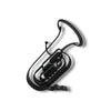 Classical Concert Tuba Sculpture, Minimalist Line Art Tuba Silhouette, Elegant Music Enthusiast Home Decor, Modern Hobbies, Desk Line Art