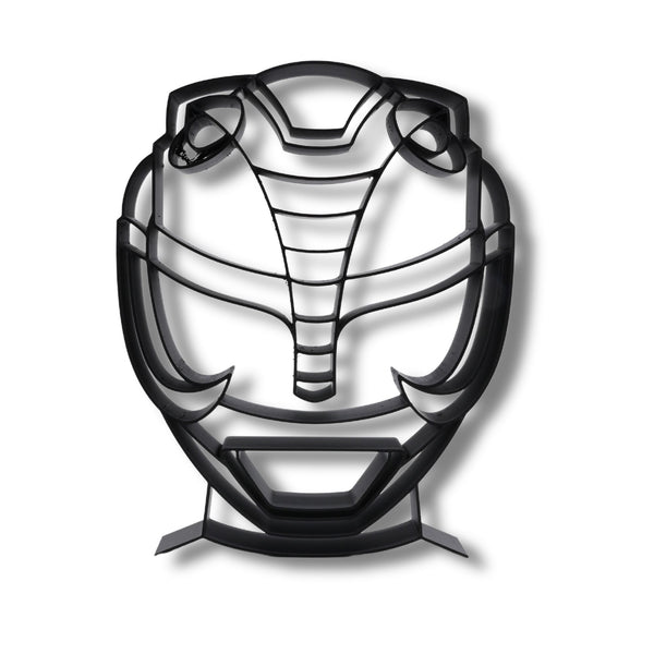 Mighty Morphin Power Ranger Helmet Sculpture, Minimalist Line Art, Power Ranger Helmet Silhouette Home Decor, Modern Hobbies and Desk Line Art Gift