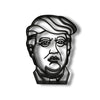 Donald Trump Face Silhouette, Minimalist Line Art, Portrait Sculpture, Elegant Political Artwork, Home Decor, Modern Hobbies, Desk Line Art