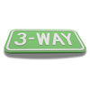 3-Way Traffic Sign – Cheeky Wall Art for Home or Office Decor, Naughty Traffic Symbol, Playful Accent