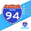 Interstate 94 Road Sign Replica – Personalized Travel Sign | Home & Office Wall Decor (8.54” x 8.53”)