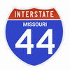 Interstate 44 Road Sign Replica – Personalized Travel Sign | Home & Office Wall Decor (8.54” x 8.53”)