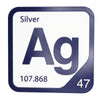 SILVER Periodic Table Tile – Educational Wall Art for Science Lovers, 5.6 x 5.6 Inches