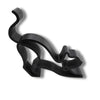 Stretching Cat Sculpture, Minimalist Line Art Cat, Artistic Cat Home Decor, Modern Hobbies and Desk Line Art, Pet Lover’s Gift