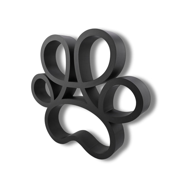 Curly Cat Paw Sculpture, Minimalist Line Art, Cat Paw Silhouette Decor, Pet Lover Gift, Home Decor, Modern Hobbies, Desk Line Art