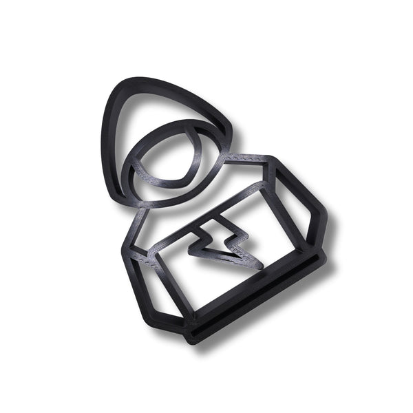 Hooded Sweatshirt Hacker Sculpture, Minimalist Line Art Cyberpunk Figure, Hacker Silhouette Home Decor, Modern Hobbies and Desk Line Art