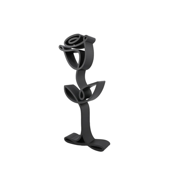 Classic Rose Sculpture, Minimalist Line Art, Rose Silhouette, Elegant Floral Home Decor, Modern Hobbies, Desk Line Art