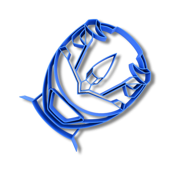 Mighty Morphin Power Ranger Helmet Sculpture, Minimalist Line Art, Power Ranger Helmet Silhouette Home Decor, Modern Hobbies and Desk Line Art Gift