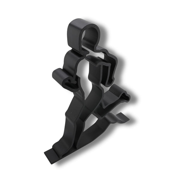 Athletic Male Runner, Minimalist Line Art Athlete, Strong and Focused Runner Silhouette Home Decor, Modern Hobbies and Desk Line Art