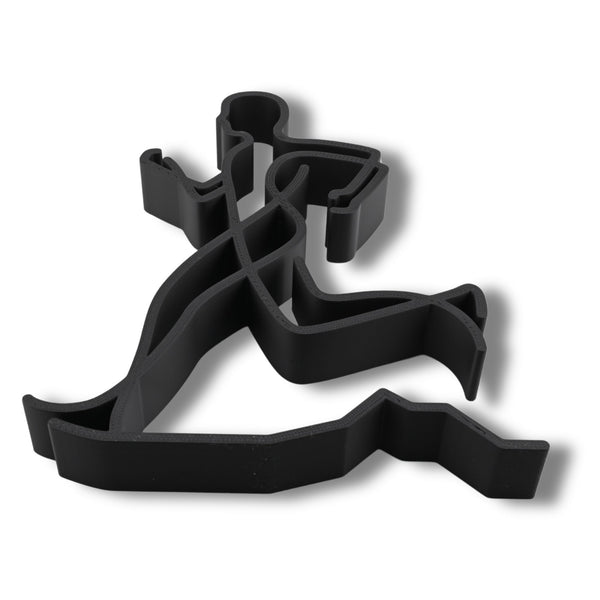 Abstract Male Runner, Minimalist Line Art Sports, Running Silhouette Home Decor, Modern Hobbies and Desk Line Art