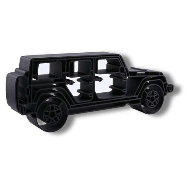 Jeep Wrangler, 4 Door Side View Sculpture, Minimalist Line Art, Off-Road Vehicle Wall Decor, Adventure Lover Gift, Modern Desk Display