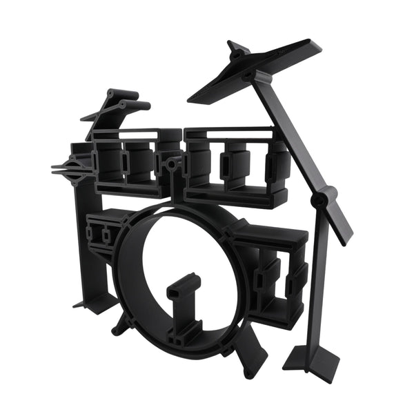 Full Drum Kit Decor, Minimalist Line Art for Music Enthusiasts Home Decor, Modern Hobbies, Desk Line Art