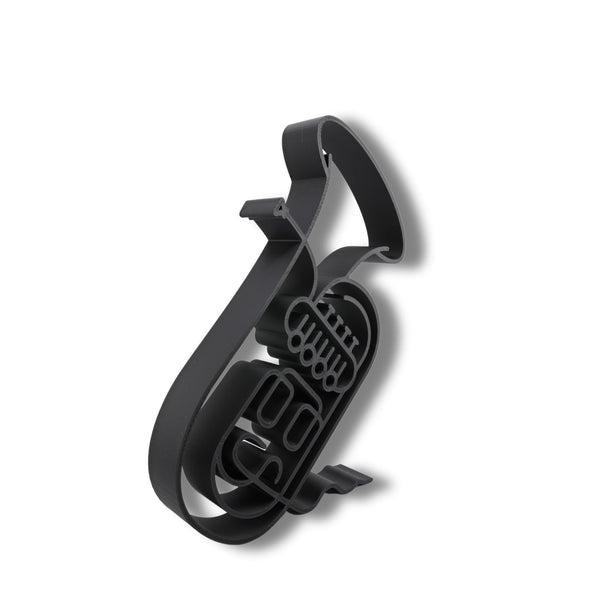 Marching Band Tuba Sculpture, Minimalist Line Art Tuba Silhouette, Elegant Music Enthusiast Home Decor, Modern Hobbies, Desk Line Art