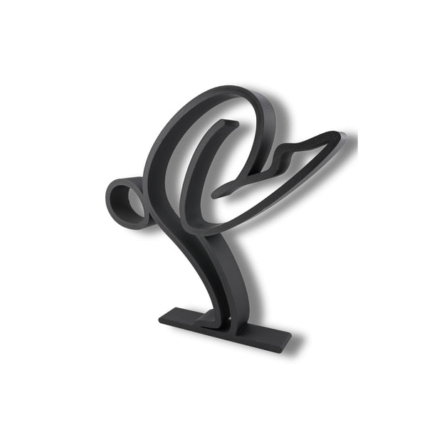 Crow Pose Yoga Decor, Minimalist Line Art, Flexibility & Balance Home Decor, Modern Hobbies, Desk Line Art