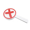 Voting Sign Set – Green Checkmark & Red X, White Handles or Red/Green Handles, 8.71 x 4.81 Inches