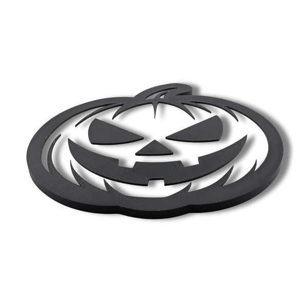 Glow In The Dark Jack O’ Lantern Halloween Decor – Spooky Glow-in-the-Dark Pumpkin Sign for Home, Office & Holiday Display