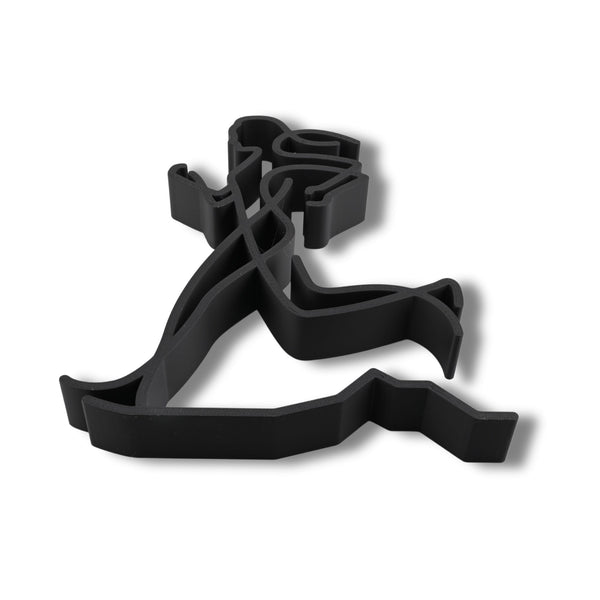 Abstract Female Runner, Minimalist Line Art Athlete, Female Running Silhouette Home Decor, Modern Hobbies and Desk Line Art