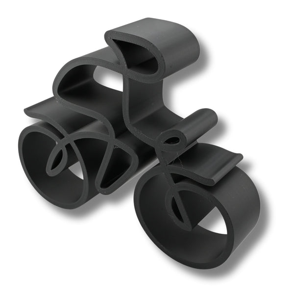 Road Cyclist Sculpture, Minimalist Line Art Cyclist, Cycling Silhouette Home Decor, Modern Hobbies and Desk Line Art