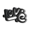 Love Bubble Letters, Minimalist Line Art, "Love" Sculpture, Elegant Inspirational Home Decor, Modern Hobbies, Desk Line Art