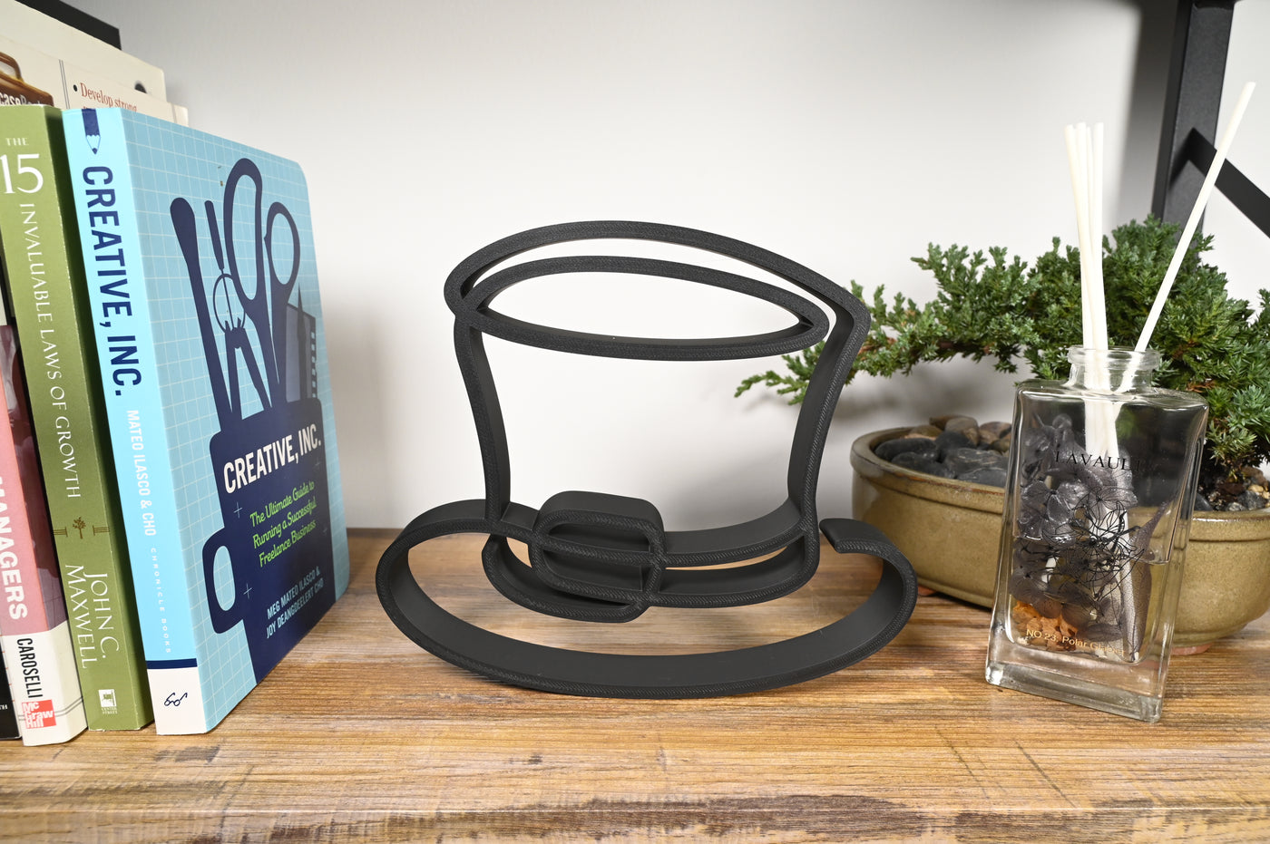 Magical Leprechaun Hat Elegant Outlines sculpture — lifestyle view