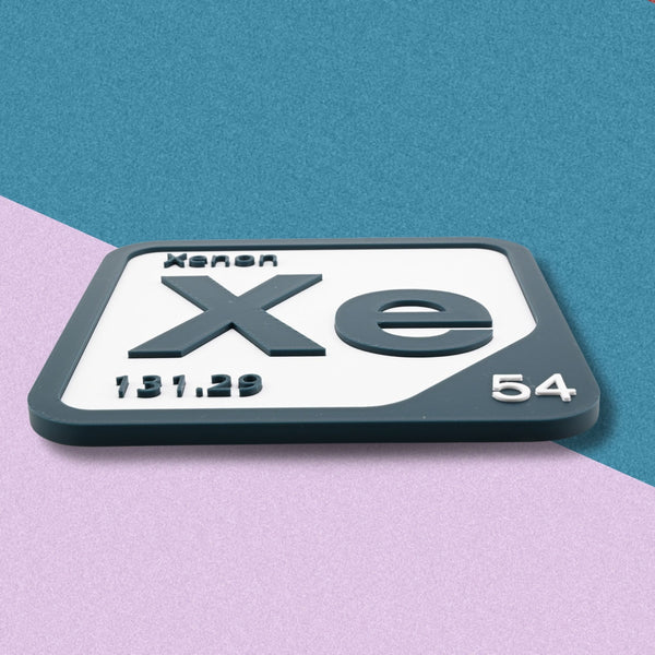 XENON Periodic Table Tile – Educational Wall Art for Science Lovers, 5.6 x 5.6 Inches