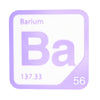 BARIUM Periodic Table Tile – Educational Wall Art for Science Lovers, 5.6 x 5.6 Inches