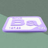 BARIUM Periodic Table Tile – Educational Wall Art for Science Lovers, 5.6 x 5.6 Inches