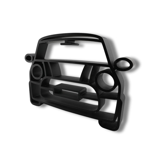 Mini Cooper S Front View, Minimalist Line Art, Unique Automotive Silhouette Home Decor, Modern Hobbies and Desk Line Art