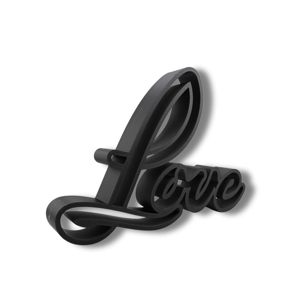 Love Calligraphy Style, Minimalist Line Art, "Love" Sculpture, Elegant Inspirational Home Decor, Modern Hobbies, Desk Line Art